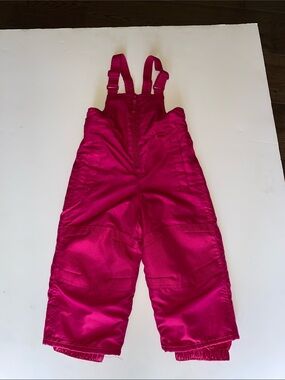 Circo Hot Pink Girls' Snow Bib Jumpsuit